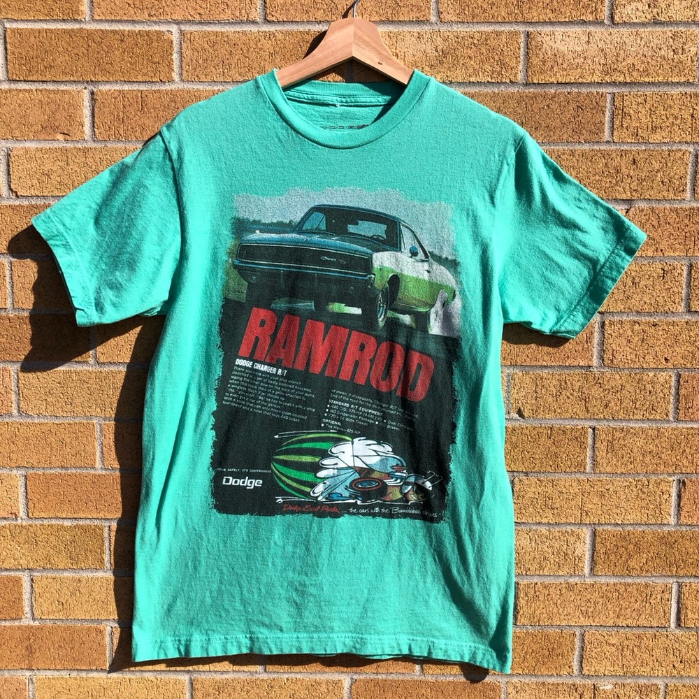 Dodge Ramrod Charger R/T unisex men’s ladies graphic tee green t-shirt Scat pack